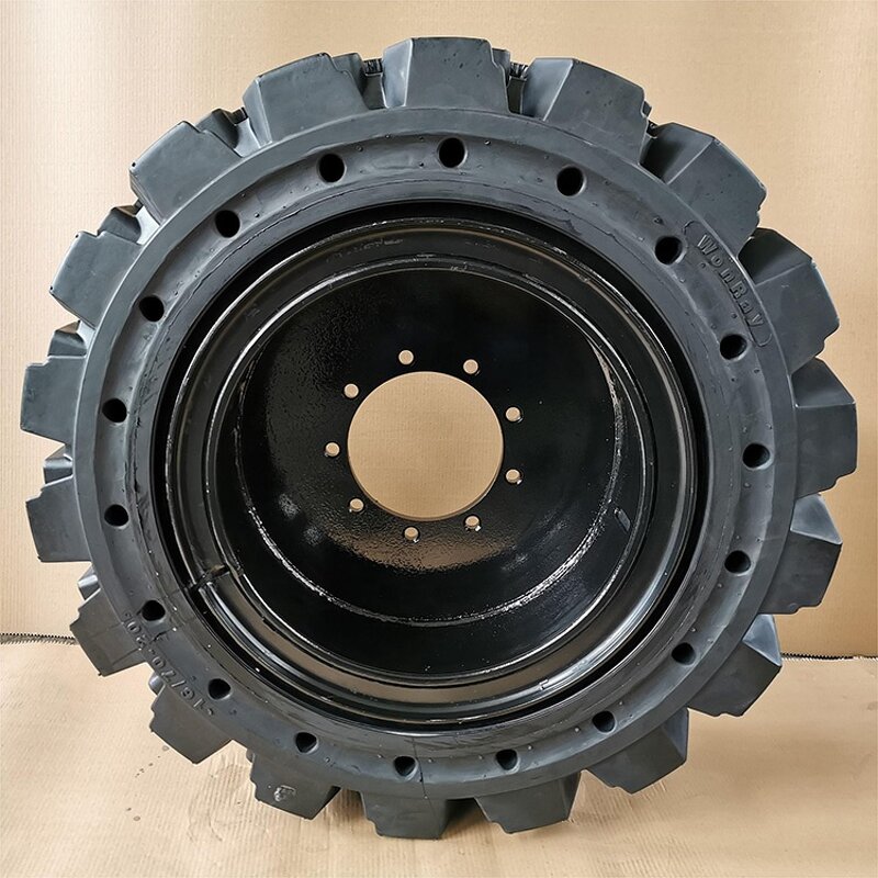 Solid Tire Manufacturer - Front Loader JD 244J with Rim 8 Holes 16/70-20 405/70-20
