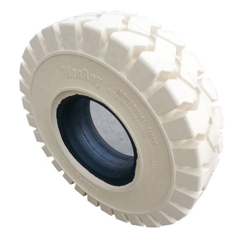 Non-Marking Solid Forklift Tires Manufacturer - 600-9 for Indoor Forklifts