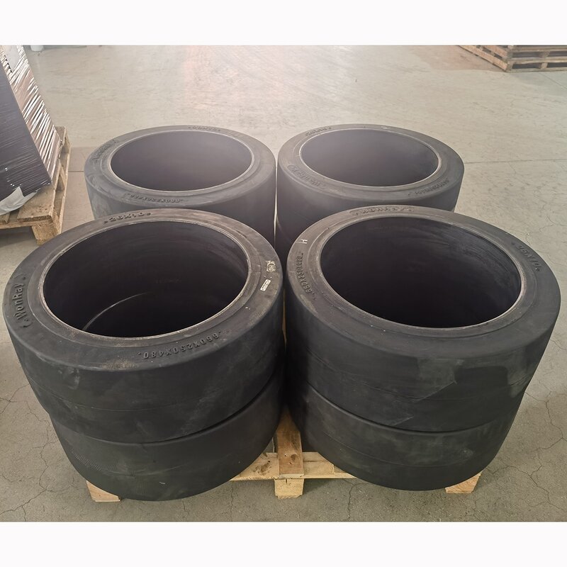 Milling Machine Tyre Manufacturer - Heavy Duty 620x250x480 660x250x400 660x250x480 Cushion Press-On Smooth