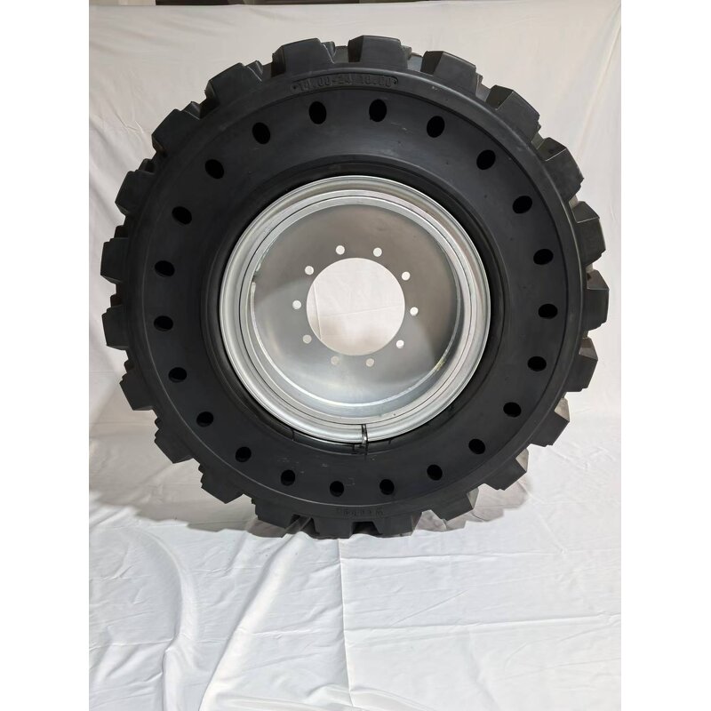 Solid Tire Manufacturer - with Rim 14.00-24 1400x24 for JLG 1055 1255 Telehandler