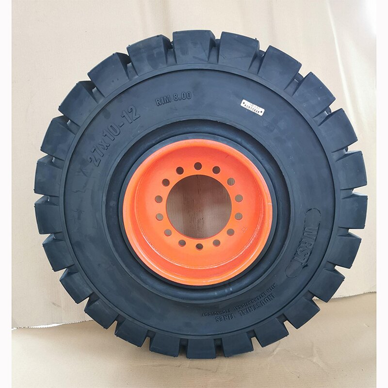 Forklift Truck Solid Tire Manufacturer - Linde H35T 6.50-10 27x10-12 with Complete Rim