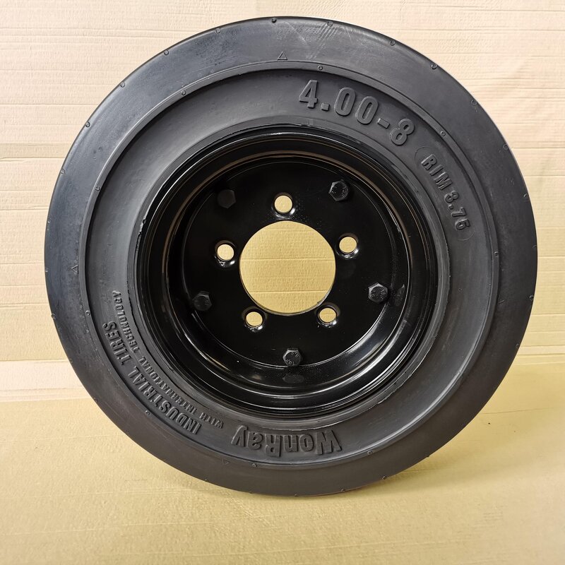 Airport Trailer Solid Rubber Tires Manufacturer - 4.00-8 No Flat 3.75 Rim