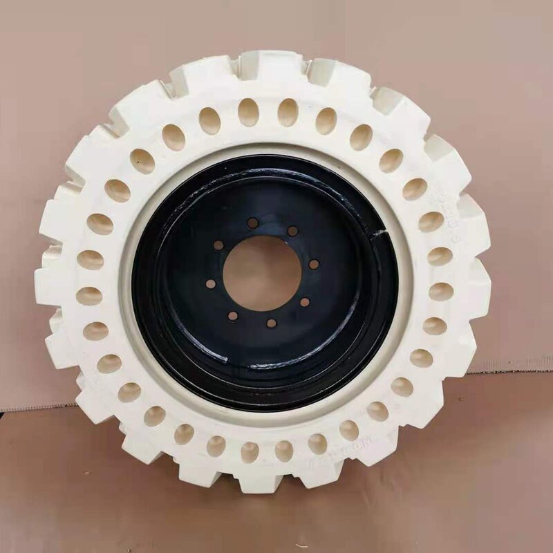 Skid Steer Loader Tires Manufacturer - 10x16.5 Solid Rubber No Marking