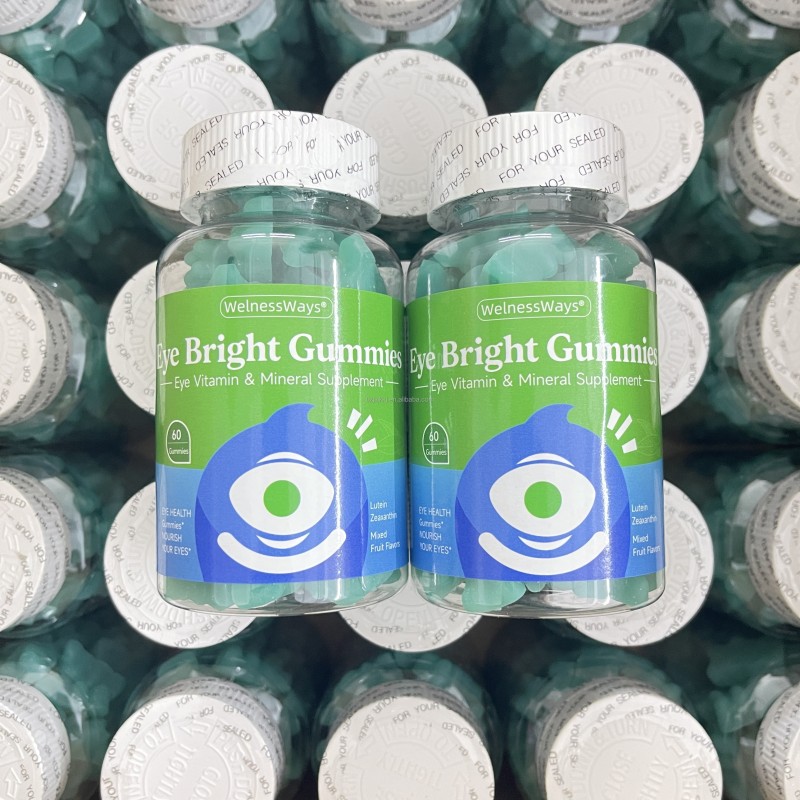 Blueberry Lutein Gummies Factory - 100% Natural Vitamins Eye Sight Support