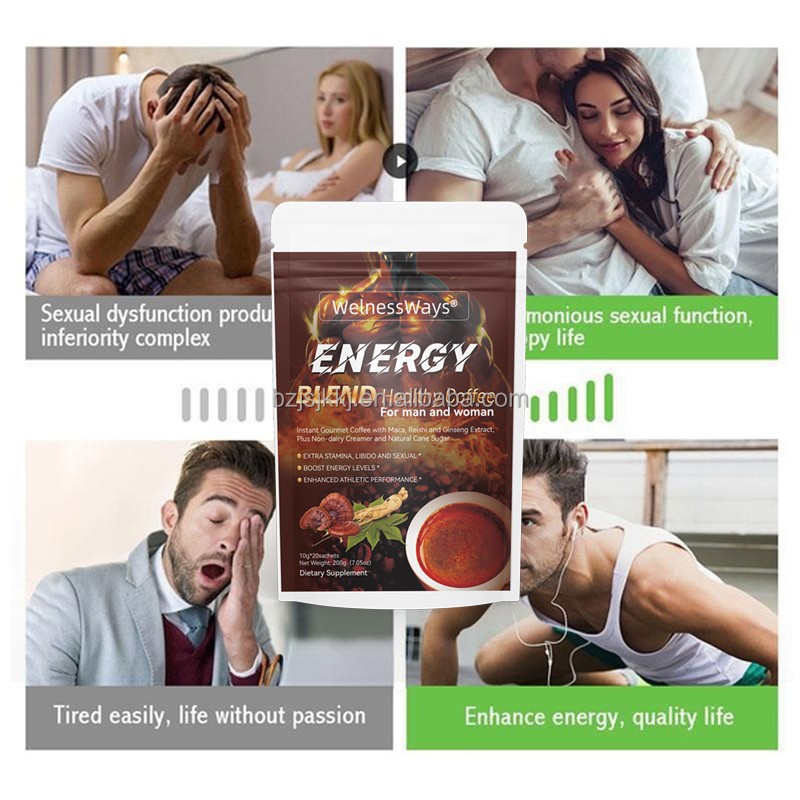 Energy Coffee Manufacturer - WelnessWays Maca Ginseng Cordyceps Extract Herbal Healthy