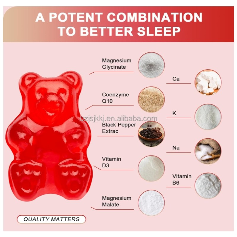 Magnesium Supplement Manufacturer - OEM With Zinc Bone Heart Joint Support Glycine C Gummies