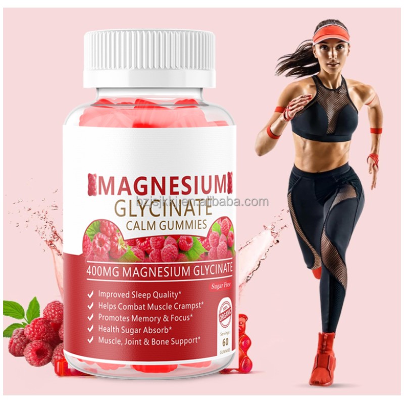 Magnesium Gummies Factory - Supplement Supports Blood Circulation Organic Oem Magnesium Vitamin C