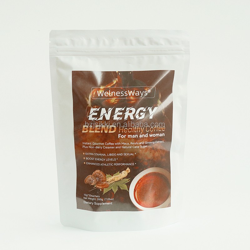 Energy Coffee Manufacturer - WelnessWays Maca Ginseng Cordyceps Extract Herbal Healthy