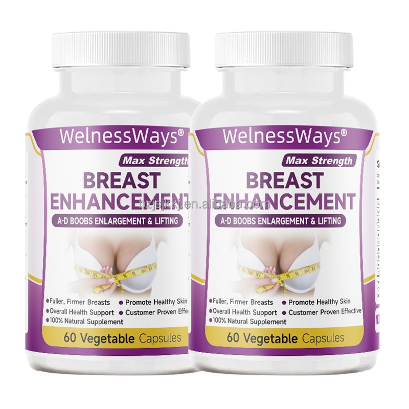 Breast Growth Capsules Factory - WelnessWays Supplement Female Vegan Breast Enhancement