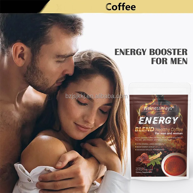 Herbal Coffee Manufacturer - Vitality Instant Black Maca Reishi Organic Maca Powder Energy