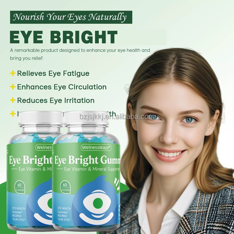 Blueberry Lutein Gummies Factory - 100% Natural Vitamins Eye Sight Support