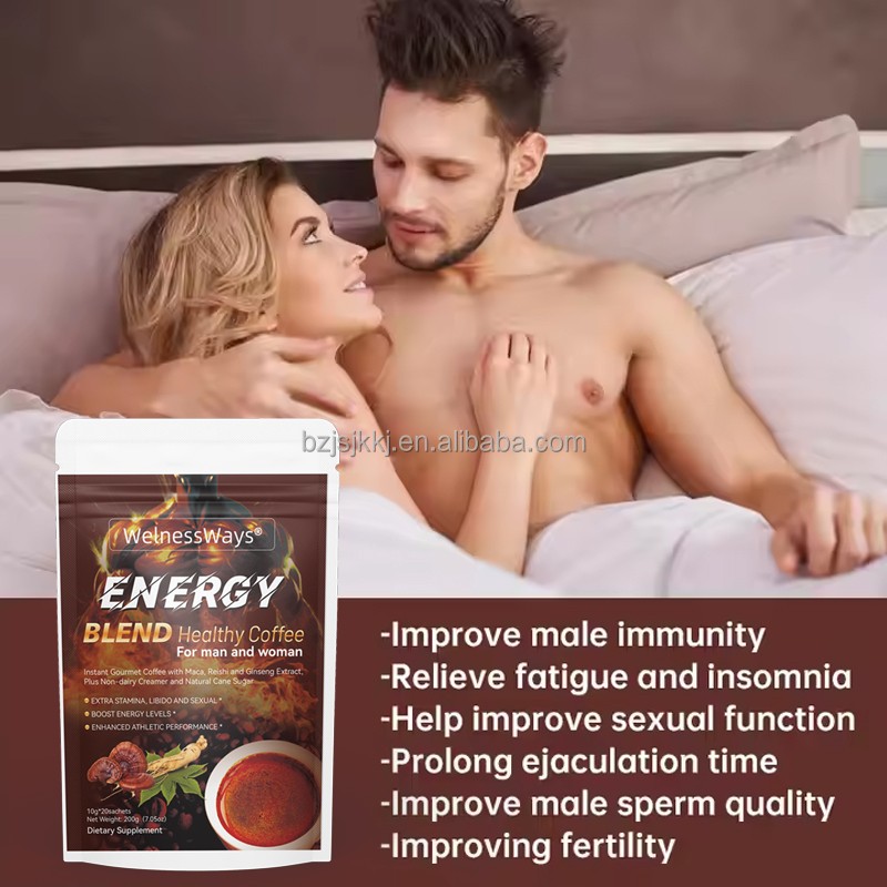 Maca Coffee Factory - WelnessWays OEM Private Label Maca Extract Energy Coffee for Men