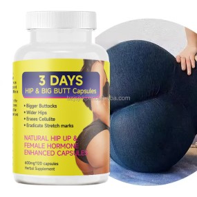 Black Maca Capsules Factory - 3 Days Strong Power Butt Hips Enlargement 120 Capsules