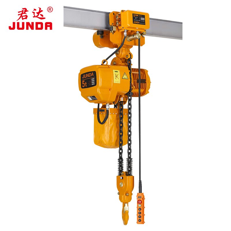 Electric Chain Hoist Manufacturer - Hot Sell HHBB 0.5-7.5 Ton with Manual Trolley