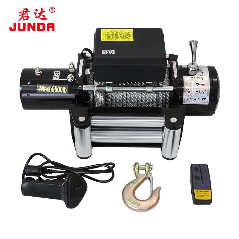 Electric Mini Cable Pulling Winch Manufacturer - 12V 24V with Remote Control 2000-20000LB