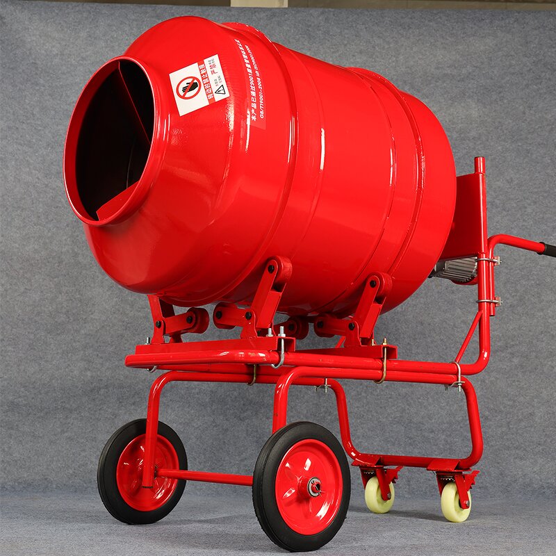 Concrete Mixer Manufacturer - 150 kg and 300 Kgs Capacity Yellow Mini Unique Marketing