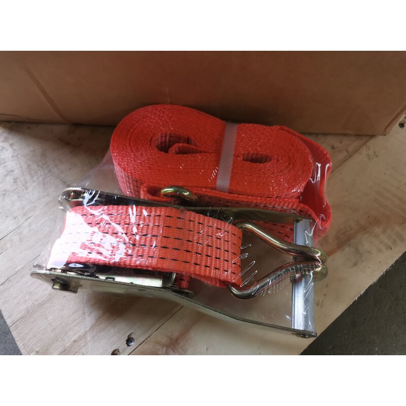 Ratchet Tie Down Strap Manufacturer - 2 Inch 3 Ton 10 Meters Cargo Lashing with Double Hook