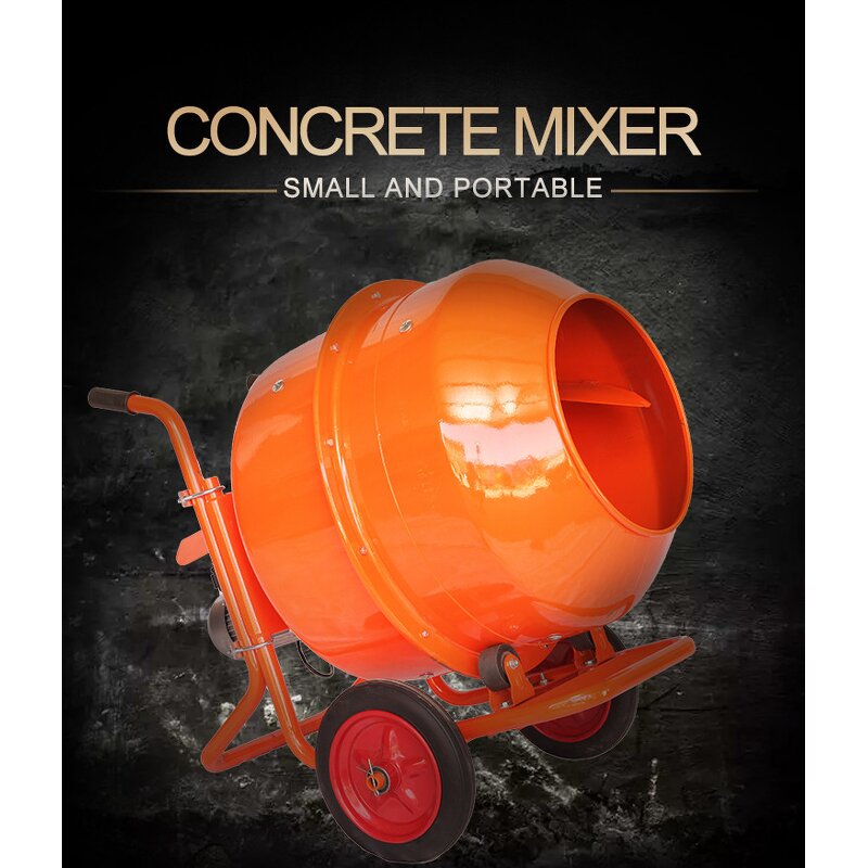 Concrete Mixer Manufacturer - 500 kg and 600kgs Capacity Yellow Mini Unique Marketing