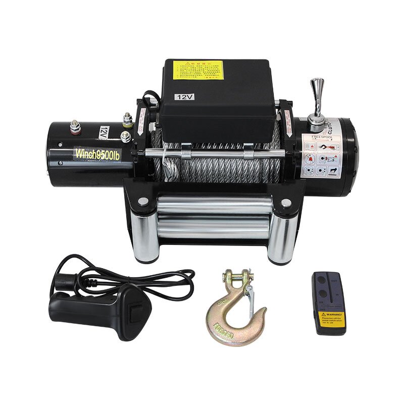 Electric Winch Hoist Manufacturer - 12V 24V with Rope Guide