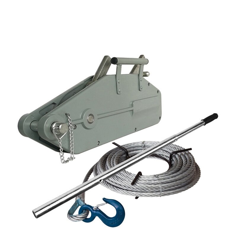 Hand Winch Manufacturer - All Capacity Ratchet Cable Puller 30m Galvanized Wire Rope