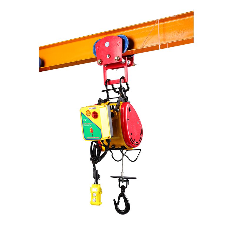 Portable Electric Hoist Manufacturer - 220V 500kg Micro Crane for Household Hanging Design