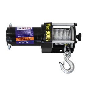Electric Winch Manufacturer - 4WD Car 13500lbs 12V/24V CE Approved Towing Nylon Rope