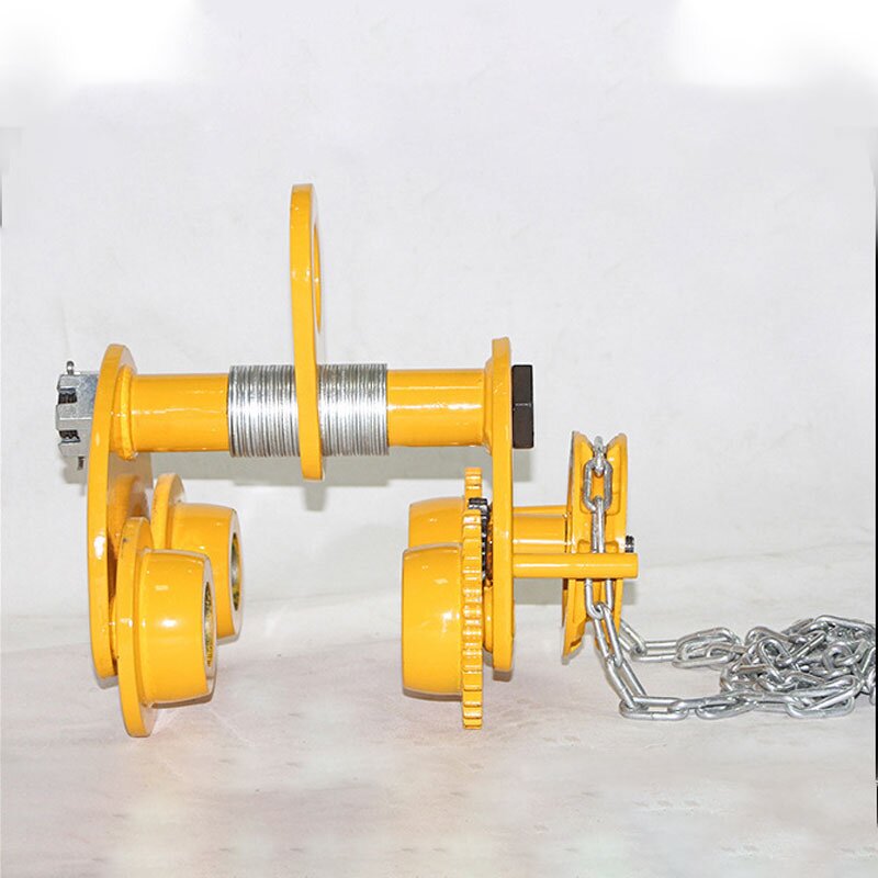 Anticollision Monorail Trolley Manufacturer - 3M 1t to 10t Peach Type Hand Pull Push Powder Coating