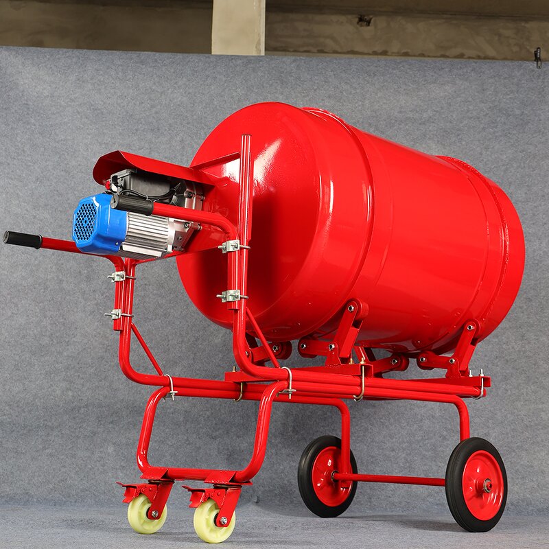 Concrete Mixer Manufacturer - 150 kg and 300 Kgs Capacity Yellow Mini Unique Marketing