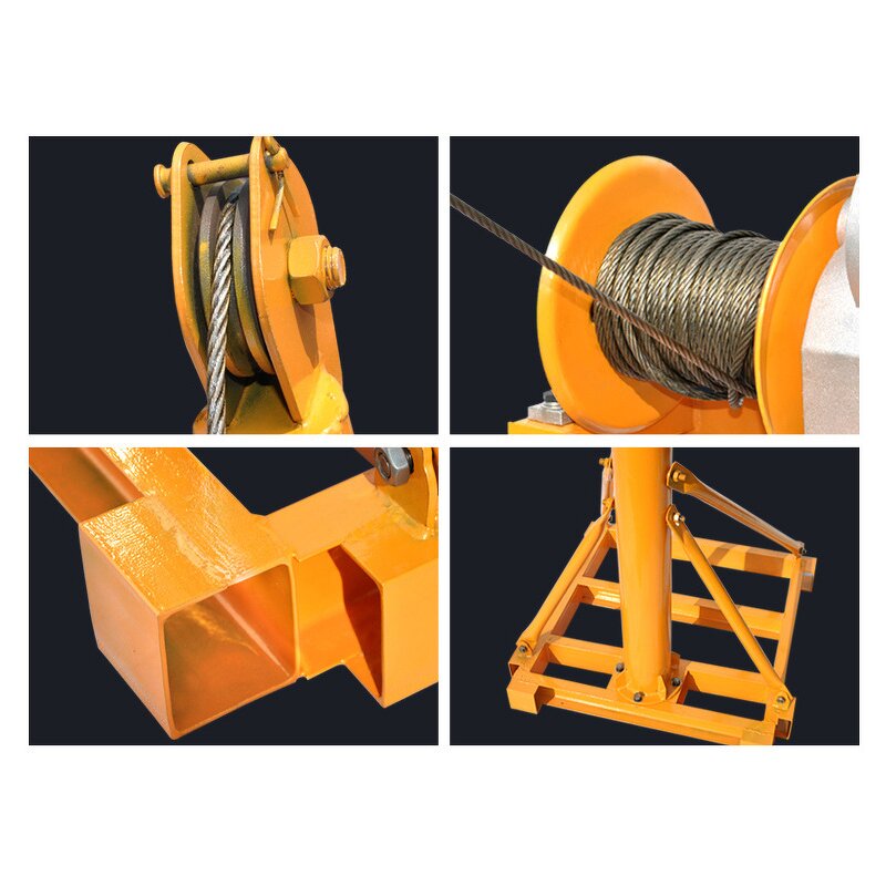 Outdoor Electric Crane Manufacturer - with Hook 100kg-1000kg Min Load Hydraulic