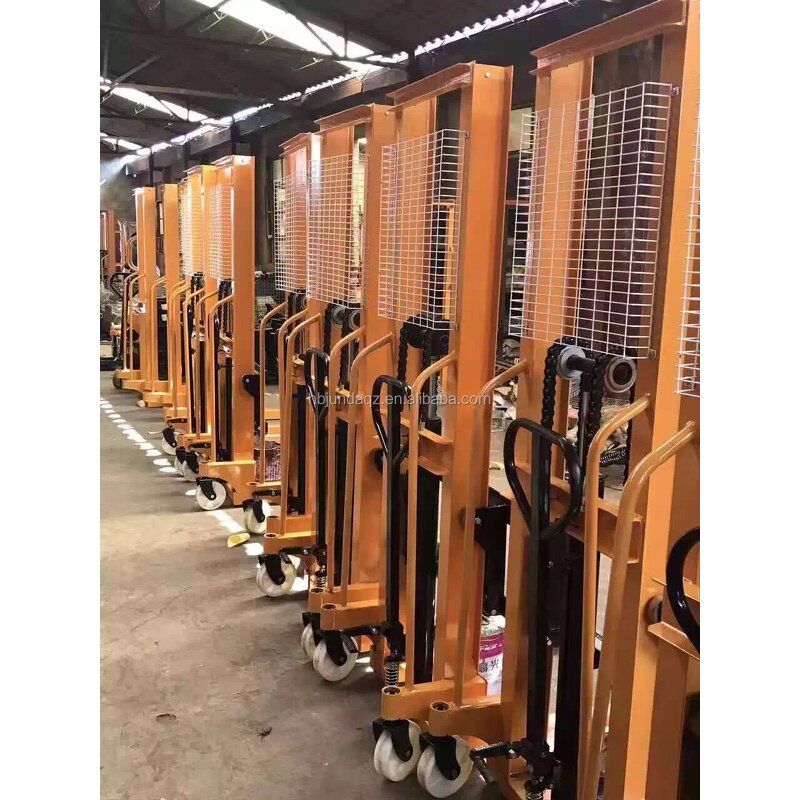 Hydraulic Stacker Manufacturer - Lift Capacity(T) with Nylon/ PU/ Rubber Wheels for Move Goods