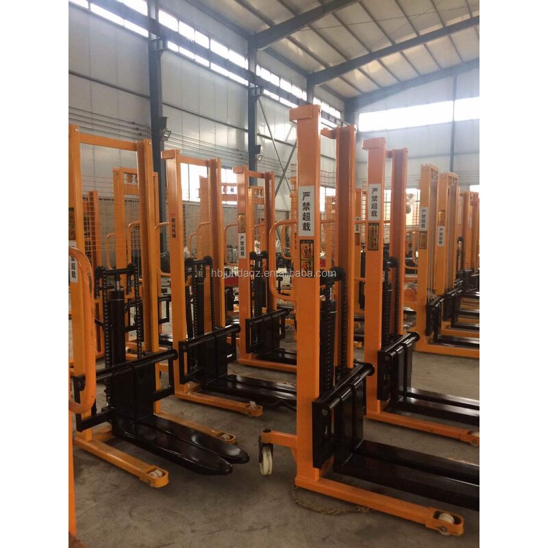 Hydraulic Stacker Manufacturer - Lift Capacity(T) with Nylon/ PU/ Rubber Wheels for Move Goods