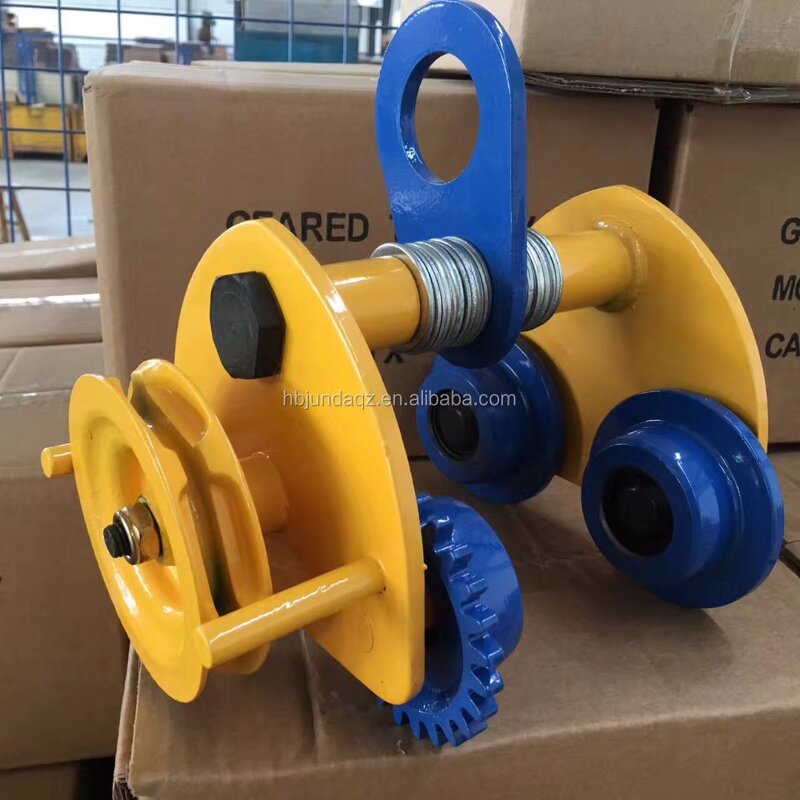 Anticollision Monorail Trolley Manufacturer - Peach Type Hand Pull Push for Chain Hoist
