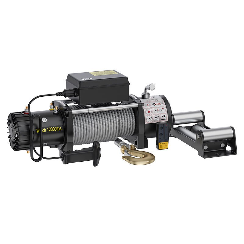 Electric Winch Hoist Manufacturer - 12V 24V with Rope Guide