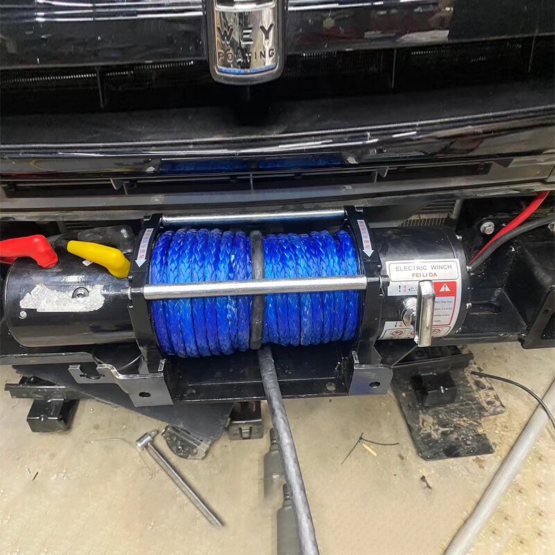 Electric Winch Manufacturer - CE Approved 12V 12000lbs with Synthetic Rope Electric Clutch