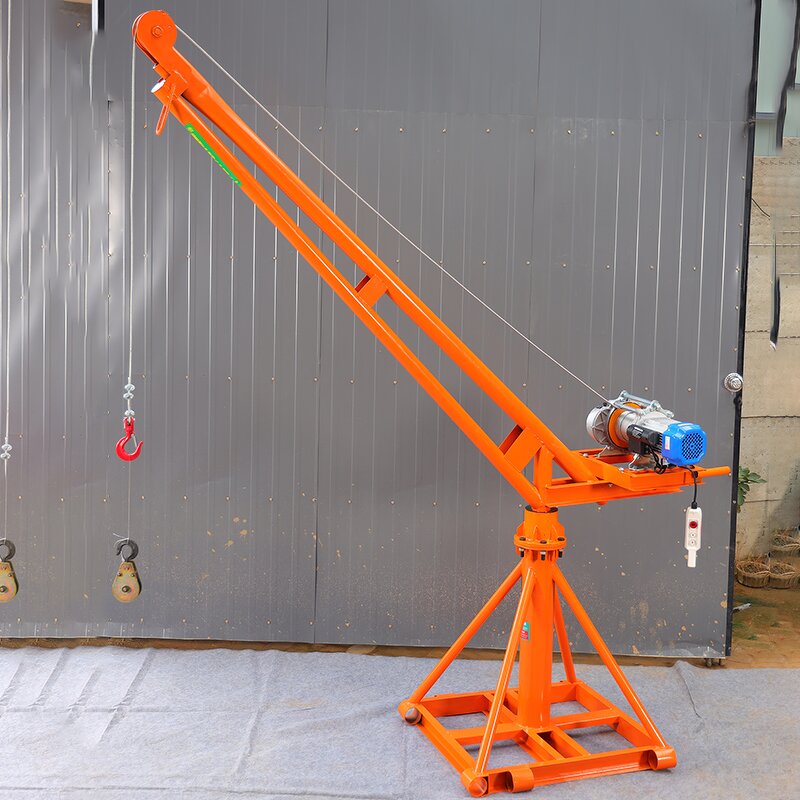 Outdoor Crane Manufacturer - 500kg 0.5T Capacity with Pure Copper Hoist