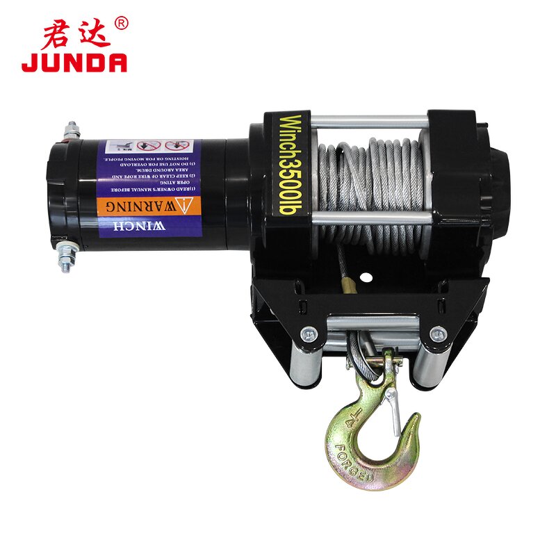 Electric Winch Manufacturer - 4WD Car 13500lbs 12V/24V CE Approved Towing Nylon Rope