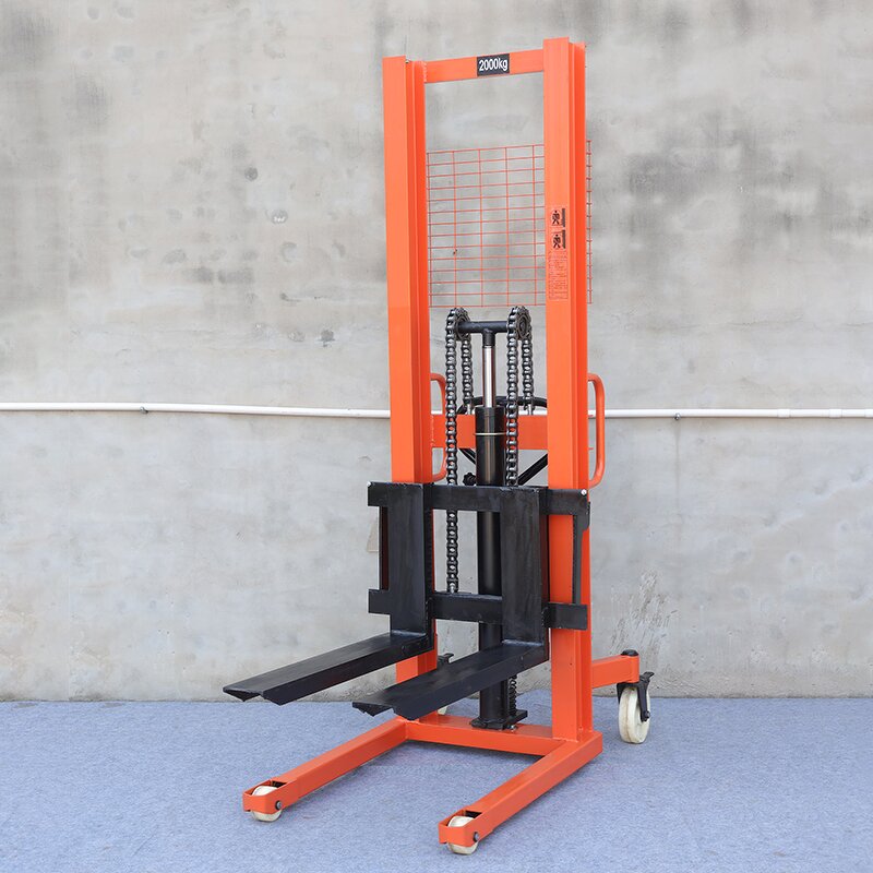 Hydraulic Hand Stacker Manufacturer - 1000kg to 3000kg Capacity 1.6m Forklift Equipment