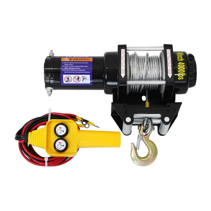 Electric Winch Hoist Manufacturer - 12V 24V with Rope Guide
