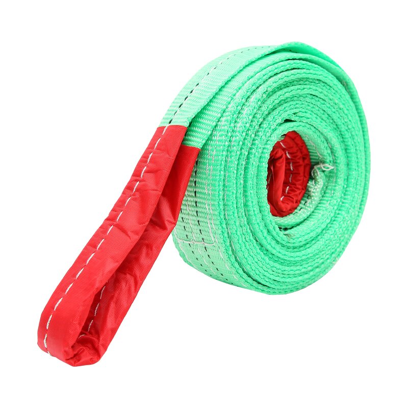 Polyester Flat Endless Web Sling Manufacturer - 5 Folded Eye 1 Ton Capacity 1 Year Warranty
