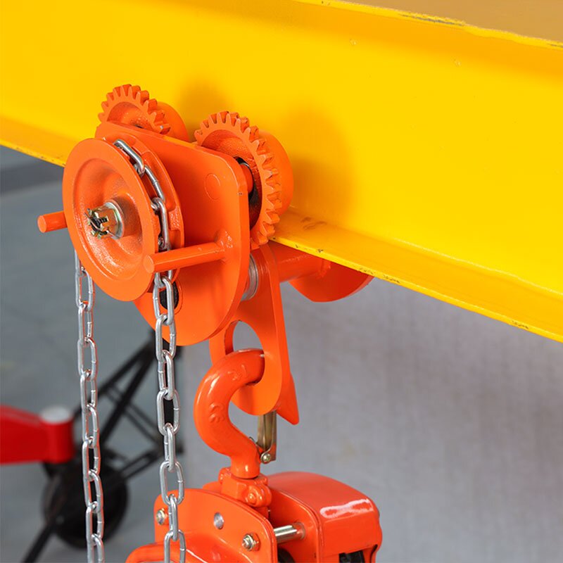 Geared I-Beam Trolley Manufacturer - Hand Pulling 0.5ton to 10ton Plain Manual Geared