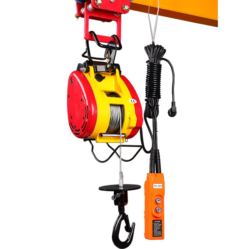Portable Electric Hoist Manufacturer - 220V 500kg Micro Crane for Household Hanging Design