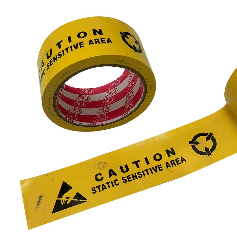 ESD Warning Tape Manufacturer - Protected Area Custom Printing Industrial Truck PE
