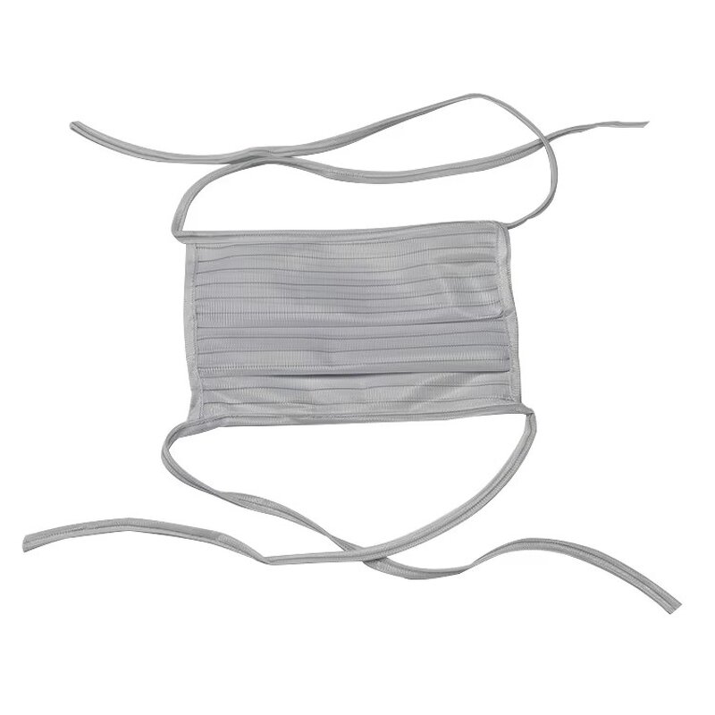 Antistatic ESD Fabric Face Cover Manufacturer - Stripe Design Lint-free for Industrial Use