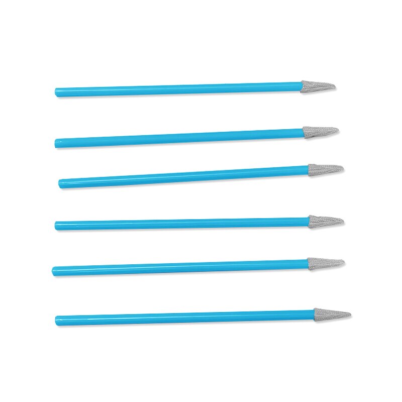 Cleanroom Polyester Tip Head Swabs Manufacturer - PCB Electronic Cleaning 74mm Lint Free