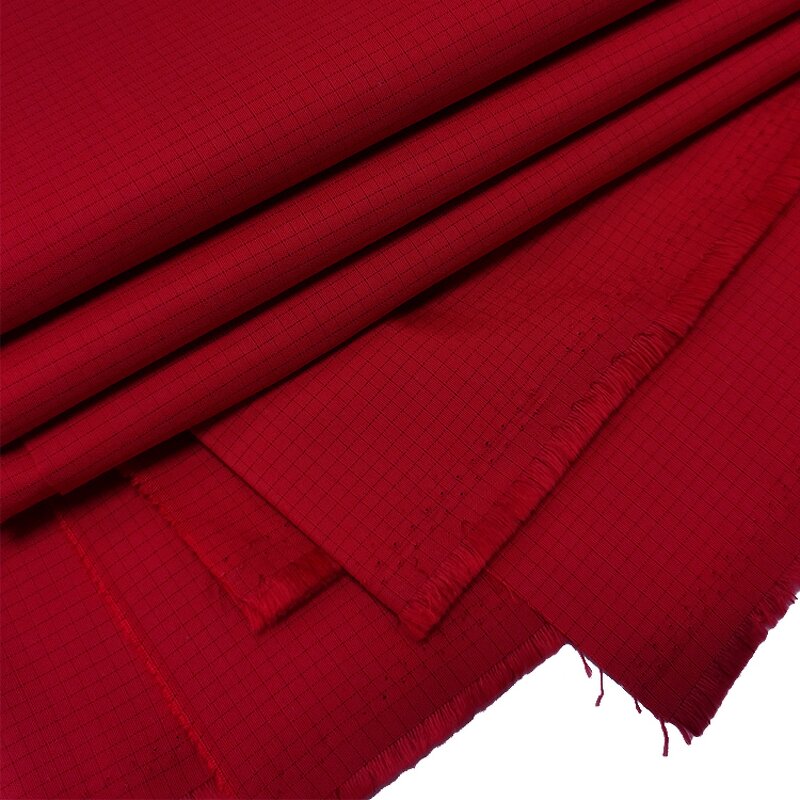 Anti-static Woven Fabric Manufacturer - Lightweight Plain Dyed Cleanroom Grid TC