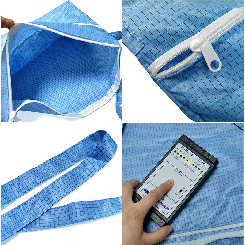 Anti-static Fabric Bag Manufacturer - ESD Fabric Bag for Cleanroom Clothes & Shoes