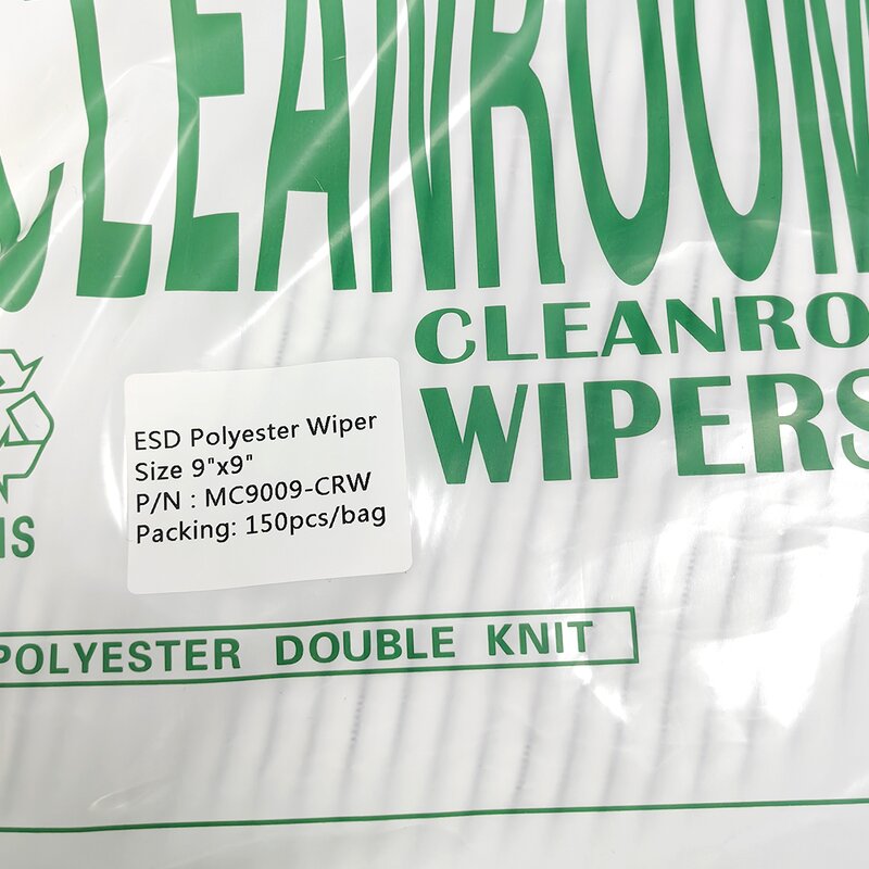 Antistatic Cleanroom Wiper Manufacturer - Class 10 100 1000 Lint Free Polyester