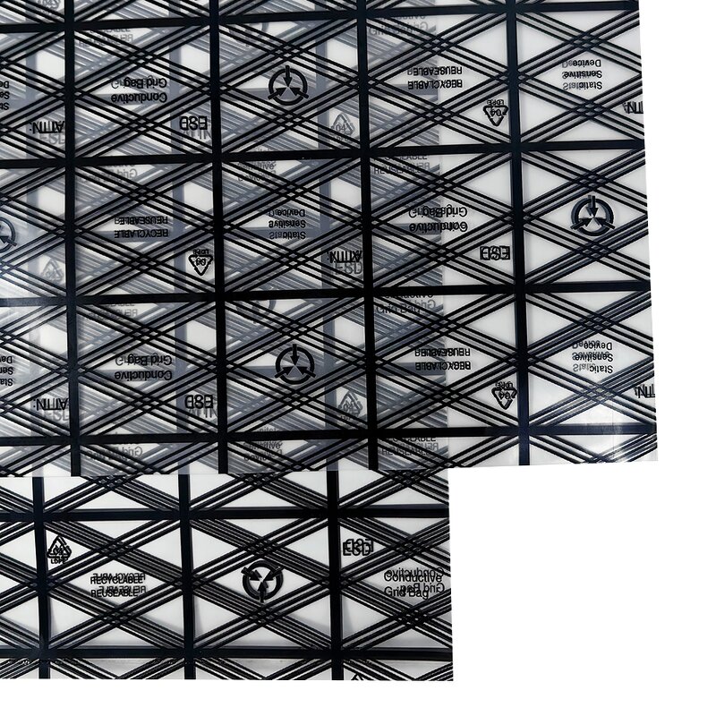 ESD Shielding Plastic Bag Manufacturer - Conductive Grid Transparent Durable for Electronic Products