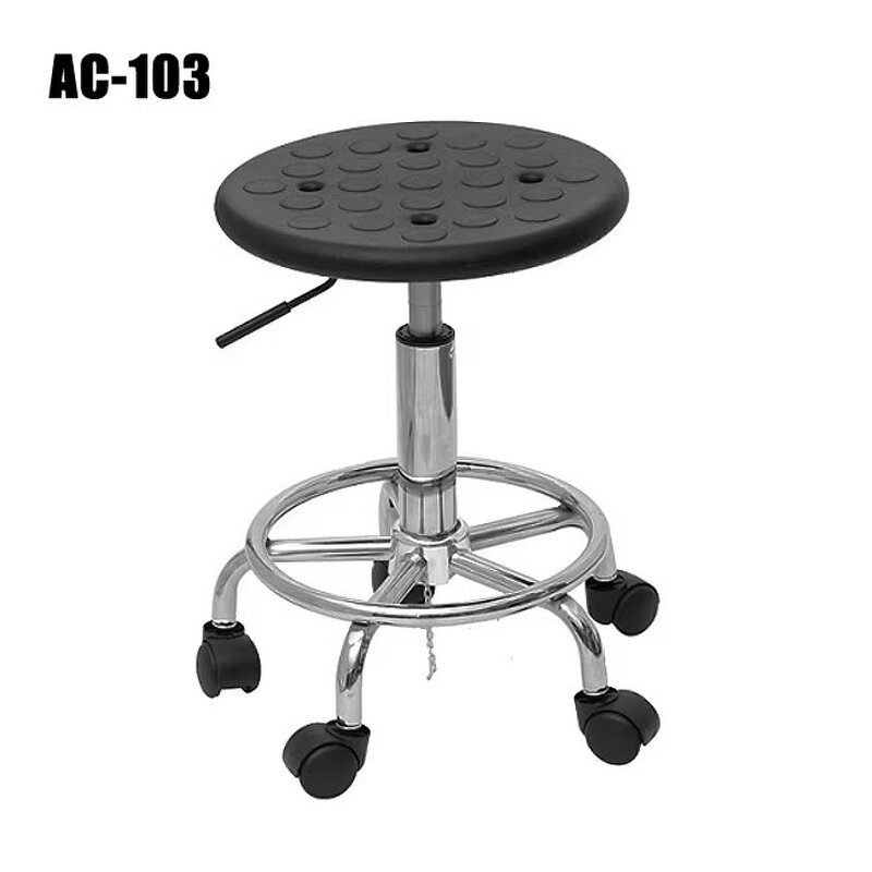 ESD Office Chair Manufacturer - Height Adjustable Dia 350mm Black PU Foam Anti-static Swivel