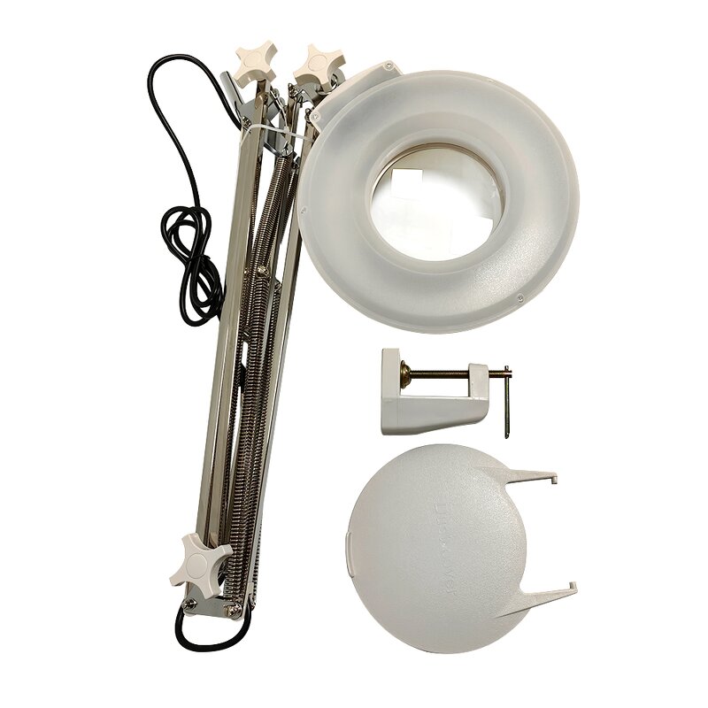 Working Magnifying Lamp Manufacturer - Stainless Steel Arm Led Desk Lamp